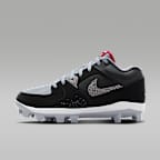 25cm ナイキ ジョーダン スタジアム90 クリーツ ブラック/セメントグレー NIKE公式】ジョーダン スタジアム 90 LOW MCS メンズ ベースボール